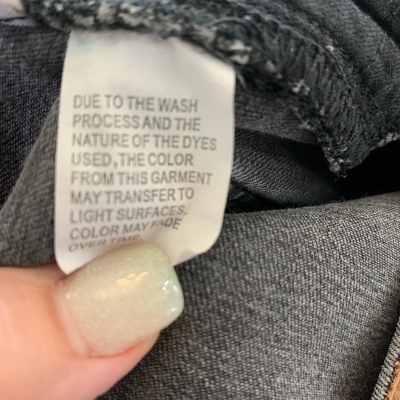 *SOLD*  MADEWELL HIGH RISER SKINNY FADED BLACK JEANS ACID WASHED DENIM SIZE 28 - Picture 12 of 16